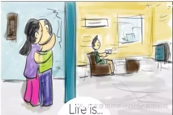 人生就是。。。 就算孩子在家，還是忍不住與40歲的另一半偷偷親一口